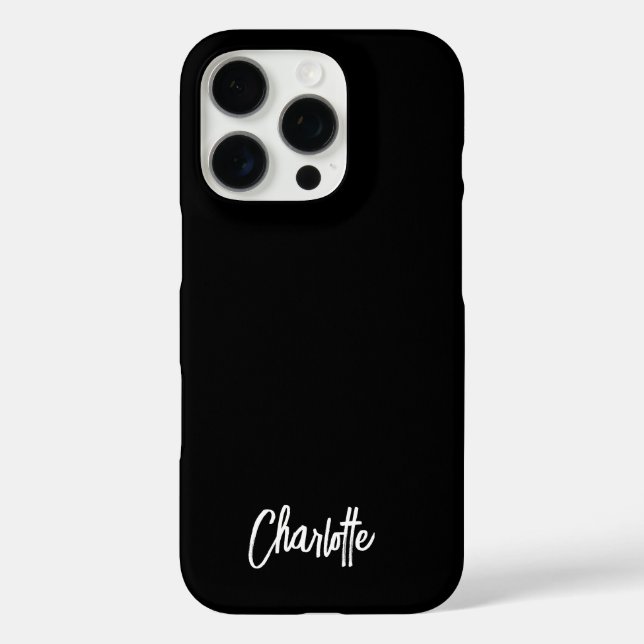 Modernes Handschrift Personalisiert Case-Mate iPhone Hülle (Rückseite)