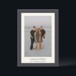 Modernes Hanukkah Star Elegantes Navy Blue Foto Feiertagskarte<br><div class="desc">Moderne Hanukkah Star Elegante Navy Blue Foto Holiday Card</div>