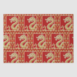 Modernes Happy Chinese New Year Modernes Asian Mus Seidenpapier