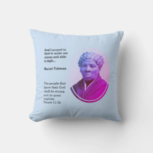Modernes HARRIET TUBMAN Zitat Kissen