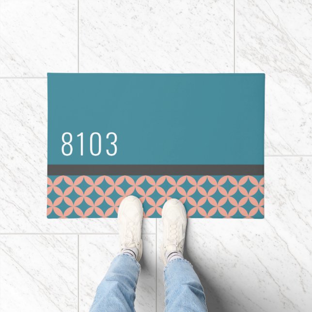 Modernes Haus aus der Mitte der 70er Jahre Fußmatte (Indoor)