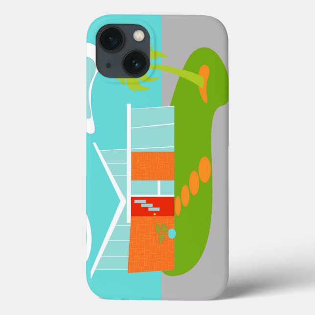 Modernes Haus iPad Air Hüllen aus dem Mittelalter (Rückseite)