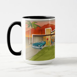 Modernes Haus Tiki Party House Tasse