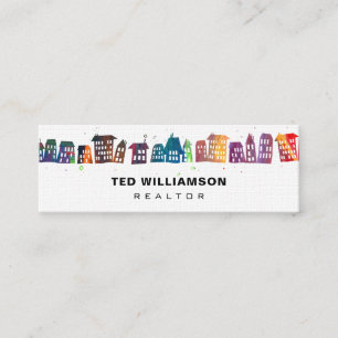 Modernes Haus-wirkliches Anwesenberuflicher Mini Visitenkarte