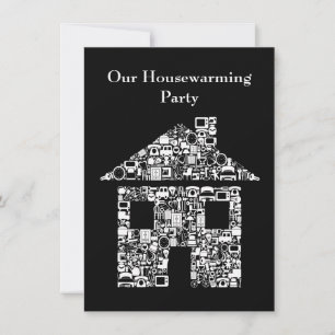 Modernes Haus Zuhause Housewarming Party Einladung