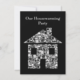 Modernes Haus Zuhause Housewarming Party Einladung
