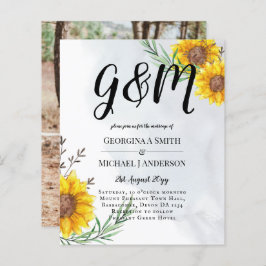 Modernes HAUSHALT Gelbe Hochzeit mit Sonnenblumen