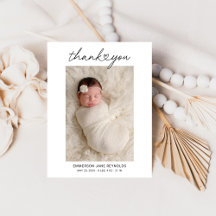 Modernes Heftskript Custom Newborn Baby Foto