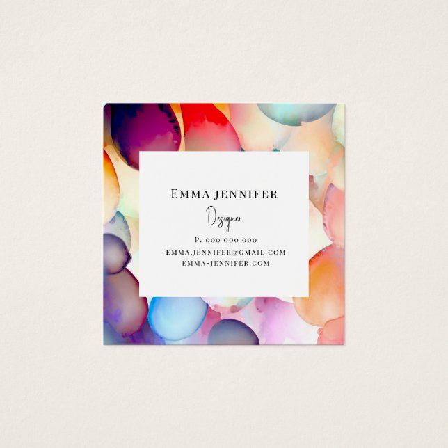 Modernes, helles, Abstrakt rosa gestrichenes Muste (Vorderseite)