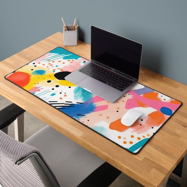 Modernes, helles Abstrakt Schreibtischunterlage (Büro 2)