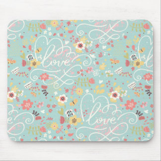 Modernes helles romantisches Muster Mousepad