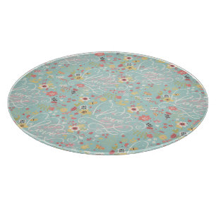 Modernes helles romantisches Muster Schneidebrett