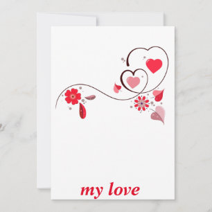 modernes Herz, Feiertagskarte