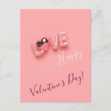 MODERNES HERZ ROSA VALENTINSTAG