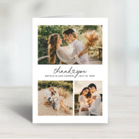 Modernes Herz-Script Hochzeitsfotocollage
