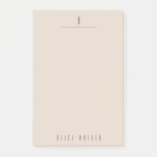 modernes, hoch entwickeltes Monogramm Post-it Klebezettel