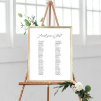 Modernes Hochzeitssymbol für Ihre Sitzordnung