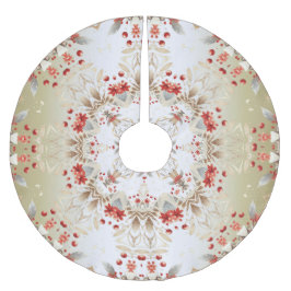 Modernes Holiday Blume Treppenhaus Polyester Weihnachtsbaumdecke