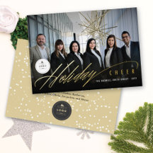 Modernes Holiday Cheer Modernes Foto Business