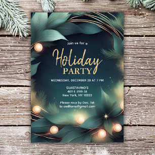 Modernes Holiday Company Party Einladung