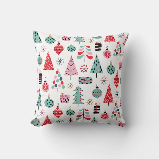 Modernes Holiday Cushion | Gemütliches Weihnachtsm Kissen (Vorderseite)