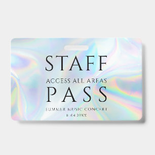 Modernes Holografisches Personal All Access Pass K Ausweis
