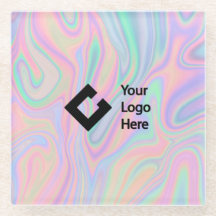 Modernes Holografisches Rainbow Iridescent Office