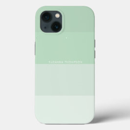 Modernes, horizontales Streifenpastellmaterial Case-Mate iPhone Hülle