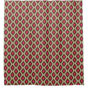 Modernes ikat Muster Duschvorhang