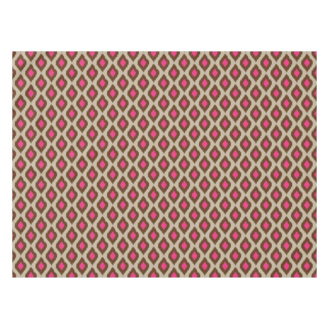 Modernes ikat Muster Tischdecke (Vorderseite (Horizontal))