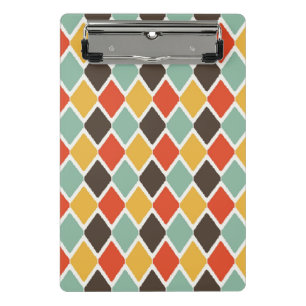 Modernes ikat Stammes- Modemuster Mini Klemmbrett