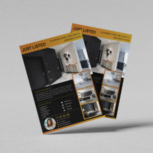 Modernes Immobilienvermögen Luxusimmobilie Flyer
