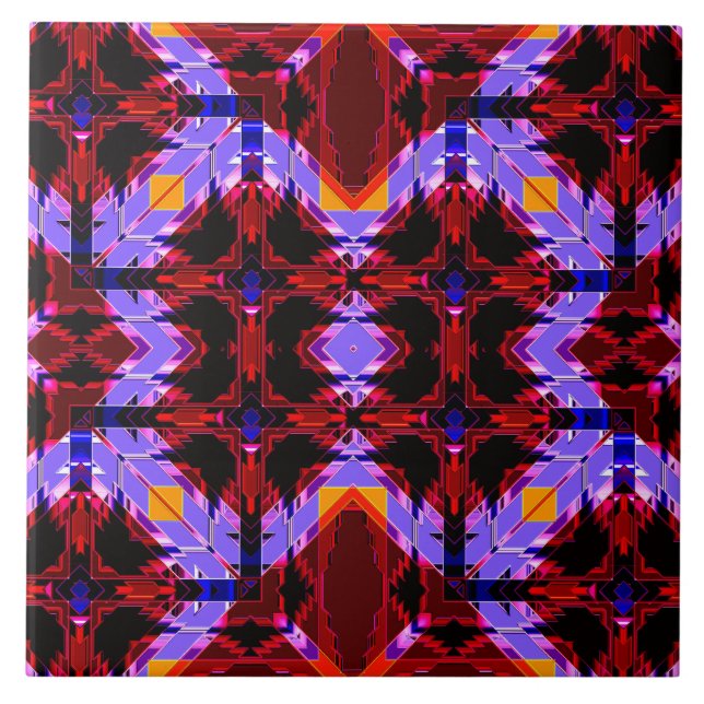 Modernes Indianerland 1 Tile Fliese (Vorderseite)