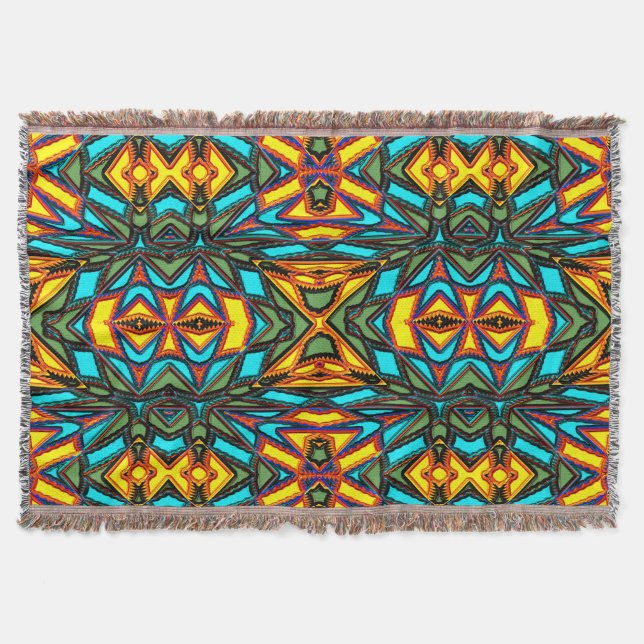 Modernes Indianerland 7-Loch-Blanket Decke (Vorderseite)