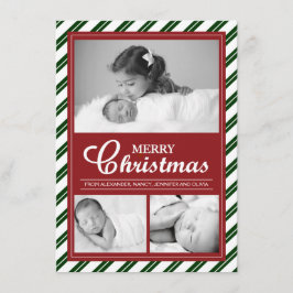 Modernes, individuell anpassbares Foto-Kartendesig