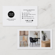 Modernes individuelles Logo, 3 Produktfotos & Soci
