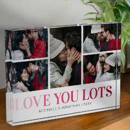 Modernes, individuelles Paar Fotoblock