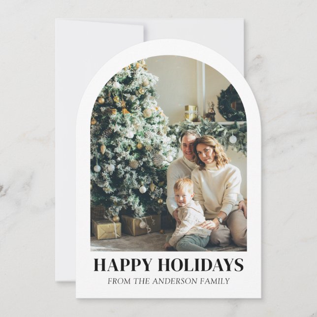 Modernes Jahr im Review Weihnachtsgeschoss Einladung (Vorderseite)