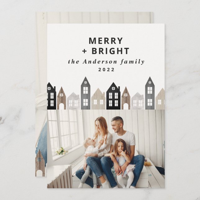 Modernes Japan Weihnachten Nordische Häuser 2 Foto (Vorne/Hinten)