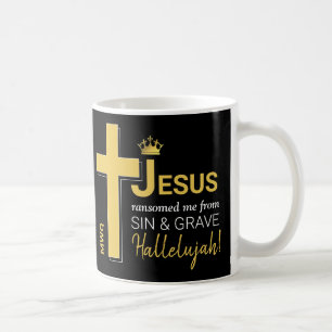 Modernes JESUS RANSOMED ME Christlich Osterfest Kaffeetasse