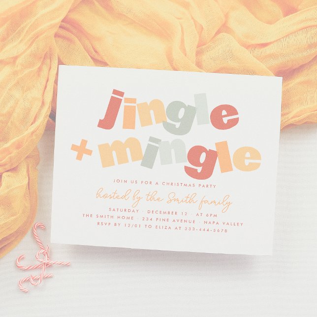 Modernes Jingle & Mingle Budget Christmas Party (Von Creator hochgeladen)