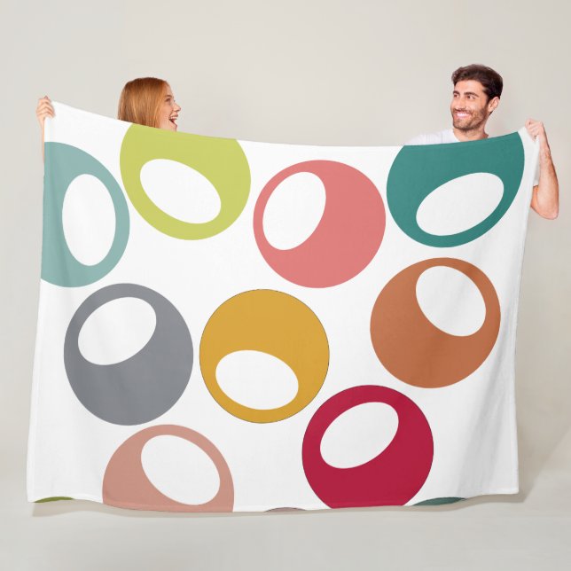 Modernes Juggling aus dem Mittelalter Fleecedecke (Beispiel)