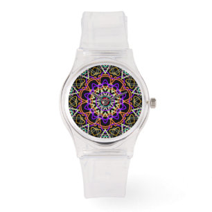 Modernes Kaleidoskop Armbanduhr