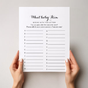 Modernes Kalligrafie ABC Baby Shooting Game