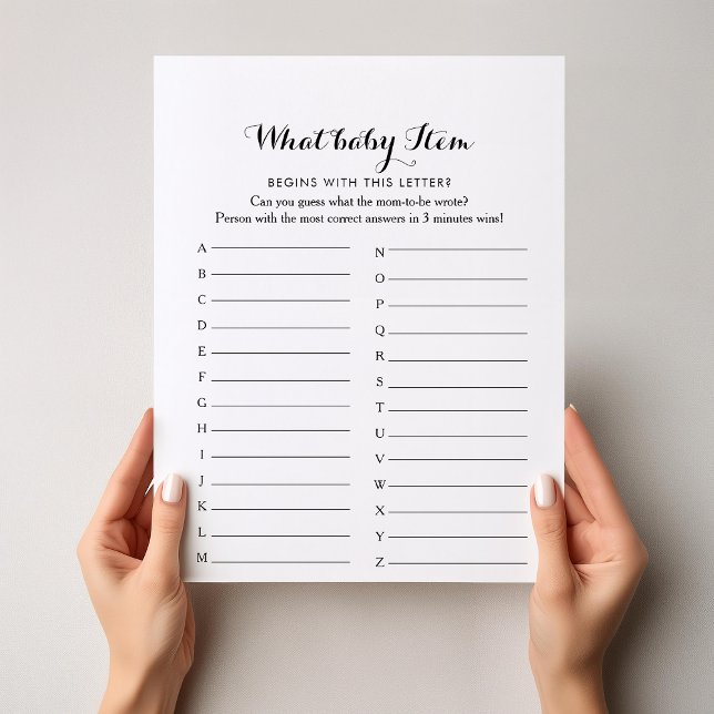 Modernes Kalligrafie ABC Baby Shooting Game (Von Creator hochgeladen)