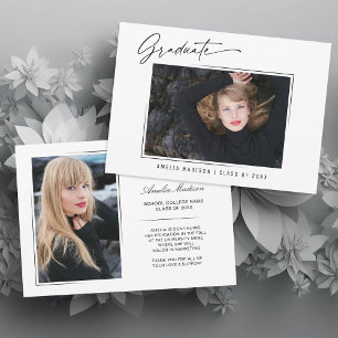 Modernes Kalligrafie-Skriptgraduat 2 Foto Ankündigung