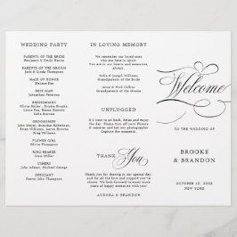 Modernes kalligrafisches Programm für zeitlose Sch