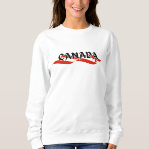 Modernes kanadisches Flaggenland KANADA Souvenir Sweatshirt