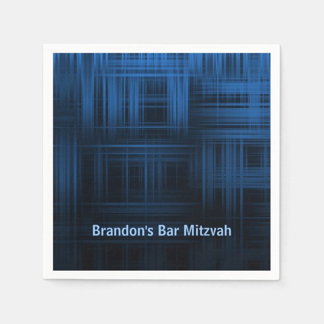 Modernes Kariert Serviette (Vorderseite)