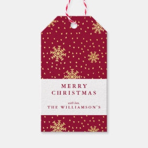 Modernes Kastanienbraun-und Geschenkanhänger